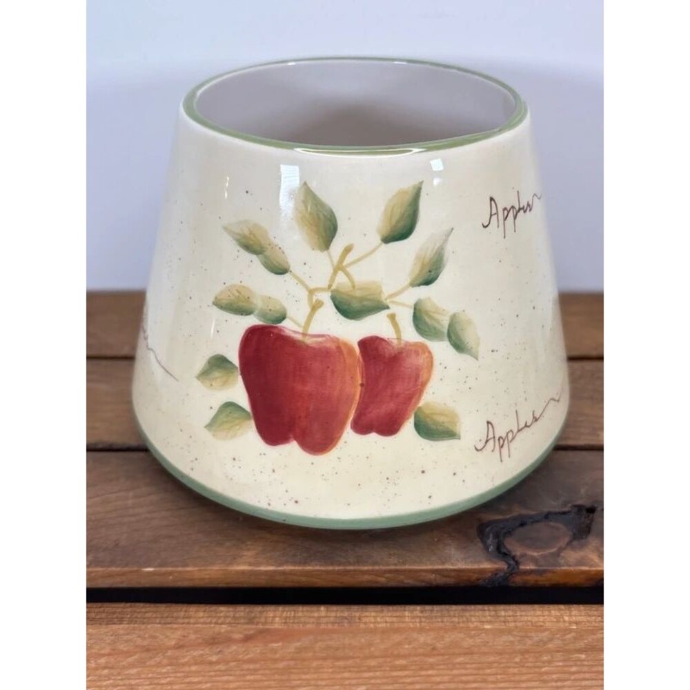 Home Interiors Apple Jar Candle Shade, Fall Decor